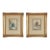 Pair of Antique Watercolors of Figures in Torre Del Greco Italy For Sale
