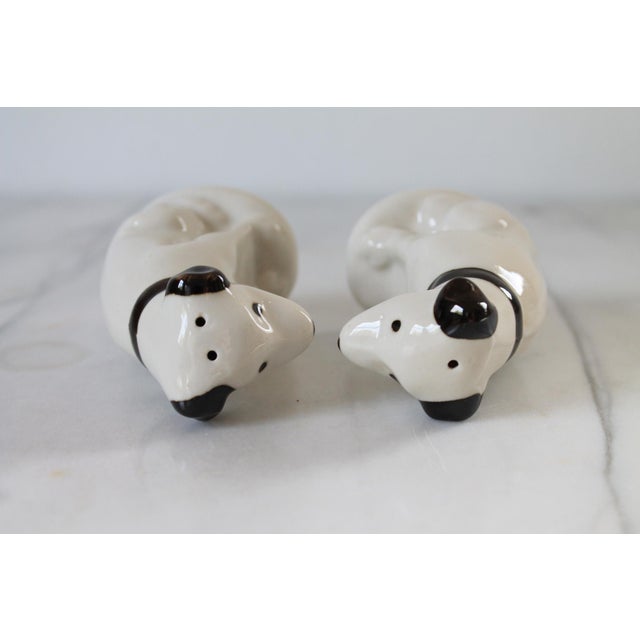 Vintage Rca Victor Dog Nipper Ceramic Salt and Pepper Shakers "His Master’s Voice" For Sale - Image 10 of 11
