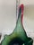 Studio Art Glass Abstract Free Form Ruffled Sculptural Vase Signed 2006 For Sale - Image 12 of 12