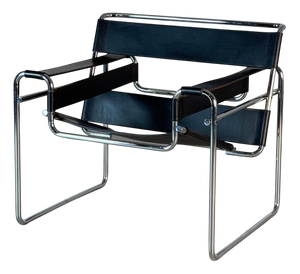Bauhaus Wassily Chair in Leather by Marcel Breuer for Gavina, 1960s