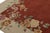 2010s Rug & Kilim’s Chinese Art Deco Style Rug in Red & Cream With Floral Pattern For Sale - Image 5 of 7