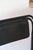 Kaa Chair attributed to Francesco Soro in Black Lacquered Metal with Blue Seat, Italy, 1980s For Sale - Image 10 of 13