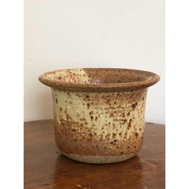Mid-Century Modern 70s Elisa Gaul Mid Century Modern Studio Ceramic Vessel For Sale - Image 3 of 8