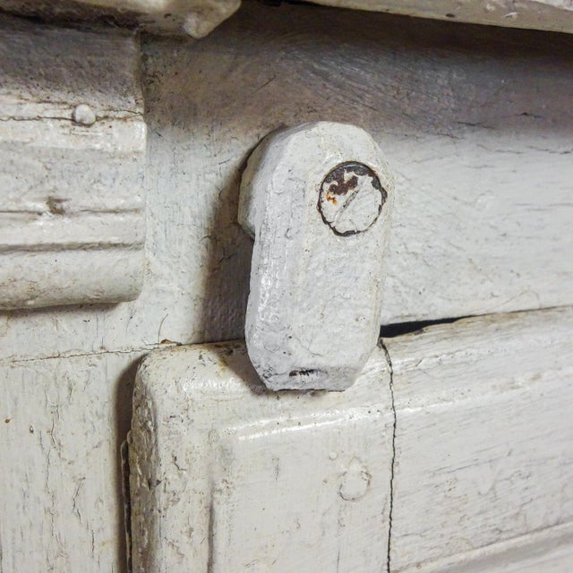 White Brocante Bakery Cabinet, 1900s For Sale - Image 11 of 15