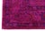 Ariana Overdye 3'11" X 5'9" Hand-Knotted Luxury Rug – Magenta For Sale - Image 9 of 10