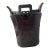 Mid-20th Century Chinese Solid Wood Carved Rice Bucket With Locking Lid For Sale