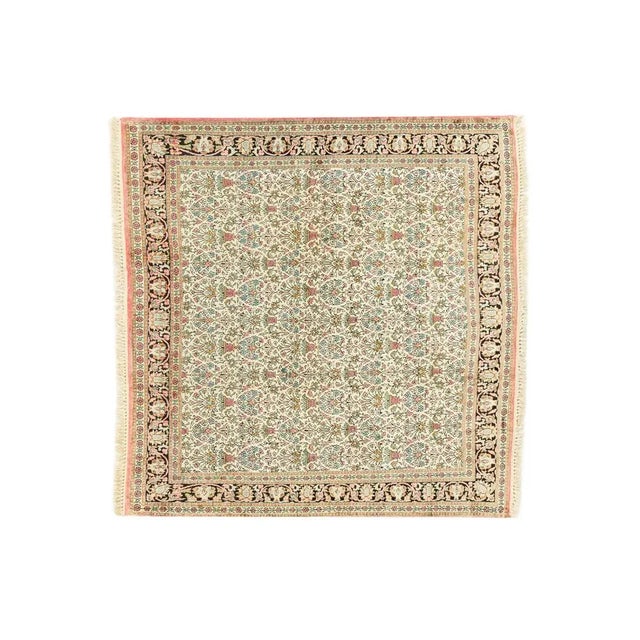 Vintage Silk Rug, 1960s For Sale - Image 11 of 11