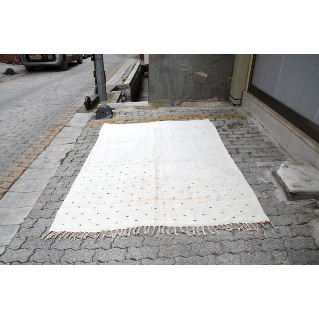 Vintage Handmade Tribal Heöp Rug For Sale - Image 11 of 11