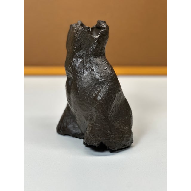 Patrick McKearnan Signed Cold Cast Bronze Female Torso Sculpture 7.5” Modern Figure For Sale - Image 11 of 16