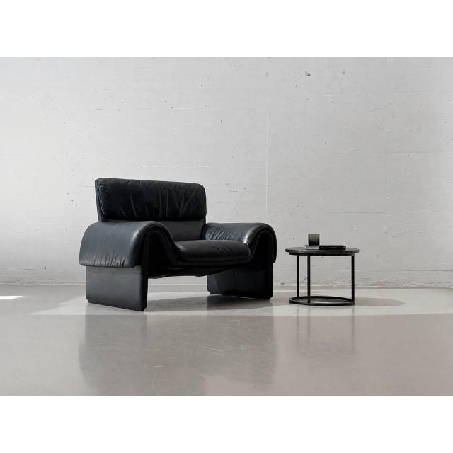 DS-2011 Black Leather Lounge Chair from De Sede, Switzerland, 1980s For Sale - Image 18 of 18
