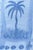 Blue Cove Palm Painting III For Sale