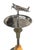 1930s 1930s Streamline Art Deco Airplane Chrome Drink Glass Top Side Table W/ Light Up Base For Sale - Image 5 of 10