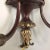 Pair of Antique Italian Wrought Iron and Painted Wood Sconces For Sale - Image 12 of 12
