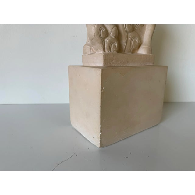 Vintage Chinese Ceramic - Plaster Horse Sculpture For Sale - Image 9 of 12