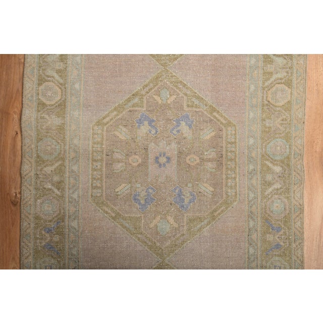 Textile 1970s Vintage Handmade Wool Cotton Turkish Beige Runner Rug For Sale - Image 7 of 11