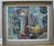 A Mid-century cubist/abstract/impressionist still life oil painting of pottery on canvas. Signed "Loren" lower right. In...