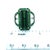 Natural Tourmaline Tsavorite Ring 7 14k Gold 6.77 TCW Certified For Sale - Image 10 of 11