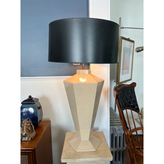 Ceramic Postmodern French Deco Ceramic Lamp For Sale - Image 7 of 10
