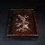 Late 20th Century Wooden Tea Tray With Mother-of-Pearl Bird and Blossom Inlay For Sale - Image 5 of 9
