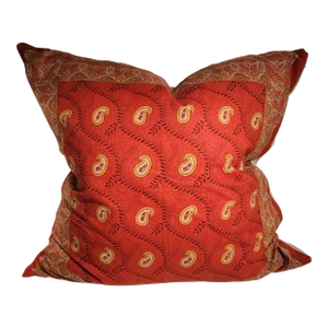 19Thc Paisley Bandana Pillow