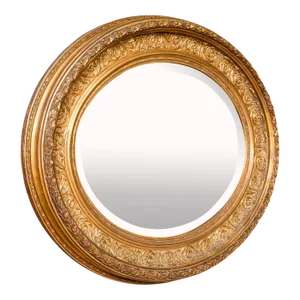 1800's Antique Oval Mirror