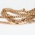 Contemporary 21.5in 14k Rose Gold Link Chain Necklace For Sale - Image 3 of 5