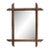 19th Century France Tan Wood Mirror For Sale