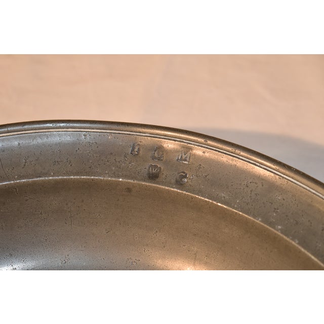 Early 19th Century Pewter Bowl For Sale - Image 4 of 10