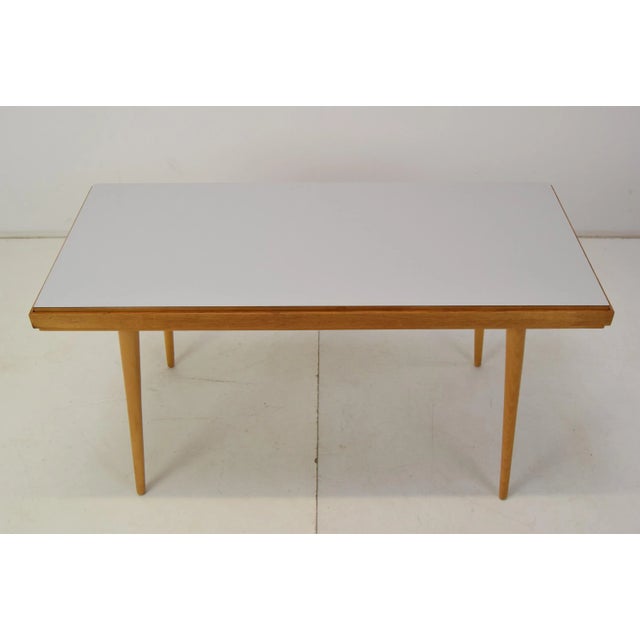 Wood Mid-Century Coffee Table from Interier Praha, 1960s For Sale - Image 7 of 14
