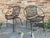 Metal Mid 20th Century Attributed to Tempestini for Salterini Radar Hoop Chairs - Set of 4 For Sale - Image 7 of 12