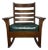 Limbert Antique Mission Oak Rocker Rocking Chair For Sale