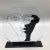 1960s Edelman Design Studios “Suspended Face” Art by Merle J. Edelman 1960's For Sale - Image 5 of 12