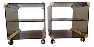 Italian Coffee Tables, 1970s, Set of 2