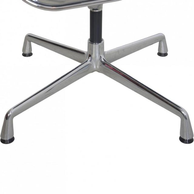 Animal Skin EA209 Chair in Black Leather by Charles Eames, 2000s For Sale - Image 7 of 16