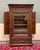 Antique French Renaissance Revival Bookcase Cabinet Side Doors Oak C. 1880s For Sale - Image 10 of 18