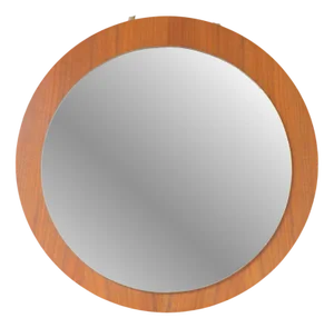Scandinavian Teak Wall Mirror, 1960s