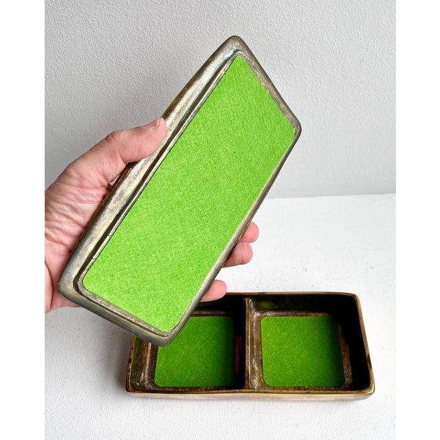 Mid 20th Century Brass Jewelery Box by Ben Seibel for Jenfred-Ware For Sale - Image 12 of 12