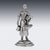 19th Century German Silver Figure of a Fruit Seller, 1880 For Sale - Image 3 of 18