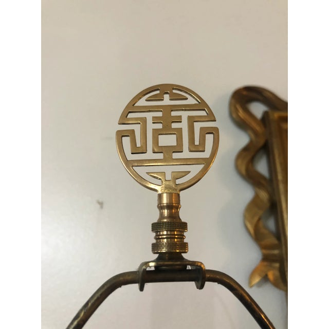 Wood 1970s Chinoiserie Ming Style Enameled Porcelain Lamp For Sale - Image 7 of 8