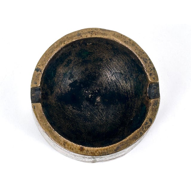 Mid-Century Modern Cast Bronze Ashtray, Germany, 1960s For Sale - Image 9 of 12