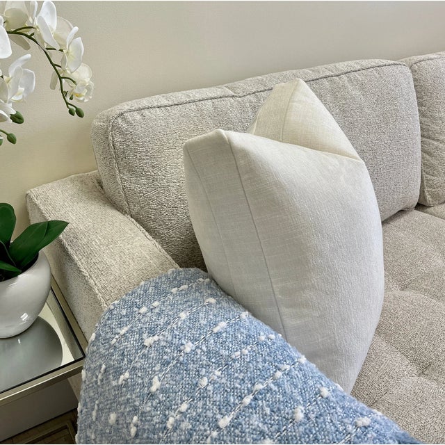 A box pillow is great for a high end contemporary look. The side trim adds stylish details while retaining clean straight...