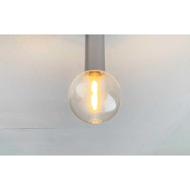 Silver Vintage German Space Age Replacement Glass Spare Part for Staff Lamps by Motoko Ishii, 1970s For Sale - Image 8 of 18