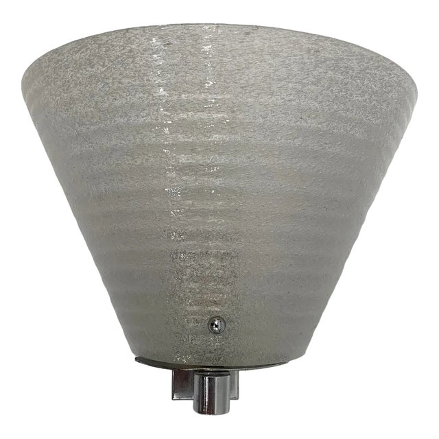 Couple Applique Wall Lamps attributed to Barovier Years 1930s Murano, Set of 2 For Sale