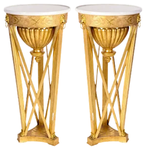 Italian Guéridons or Side Tables, 1830s, Set of 2