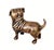 Modern Antique Brass Finish Metal Pug Dog Sculptures For Sale - Image 3 of 6