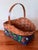 Vintage Hand-Painted Strawberry Gathering Basket For Sale - Image 4 of 9