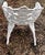 Metal Antique Fern and Berry Cast Iron Bench and Chair, 2 Pieces For Sale - Image 7 of 8