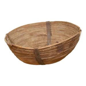 Large Iron Strap Vintage Basket-Digha