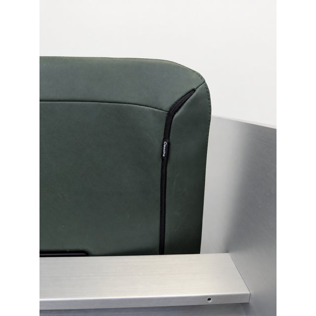 Flutz Chairs in Steel and Leather by Michael Anastassiades for Cassina, 2010s, Set of 2 For Sale - Image 13 of 14
