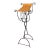 Wrought Iron Book + Music Stand, Antique For Sale